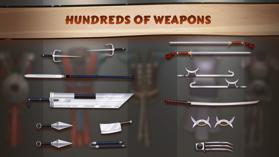 Hundreds Of Weapons